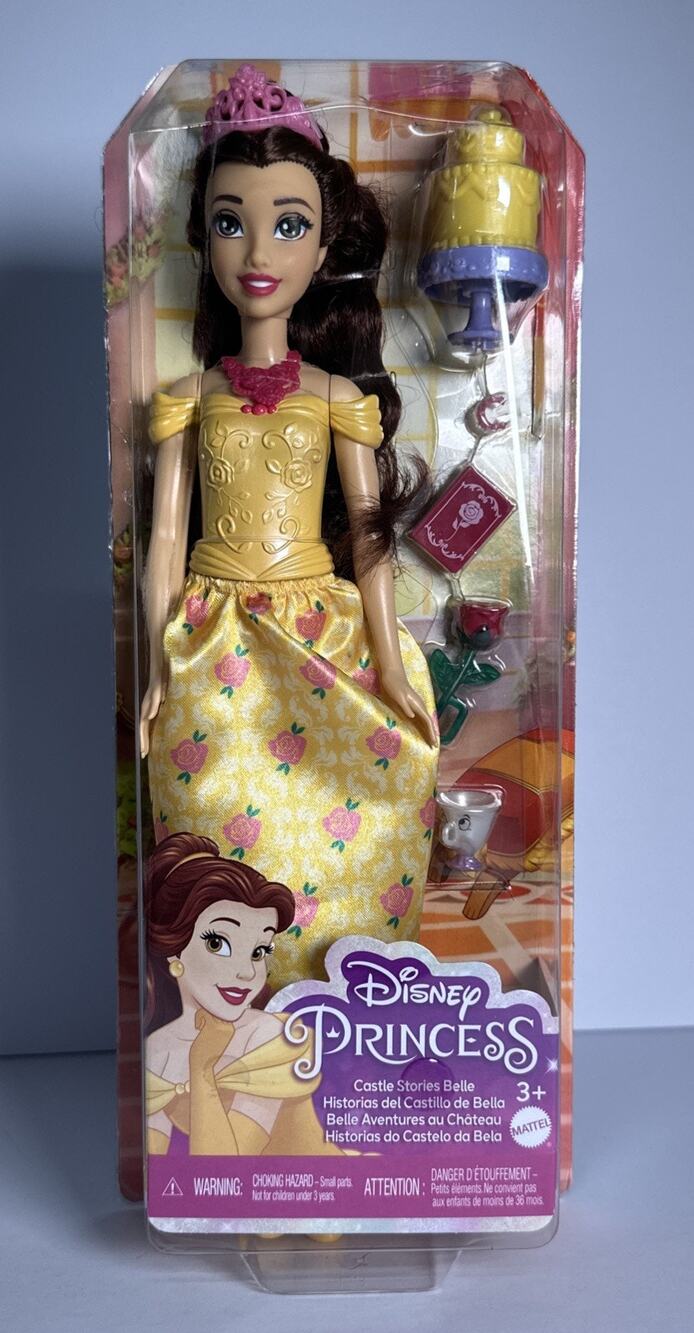 Disney Princess Belle's Castle Stories Beauty and the Beast Fashion Doll NEW